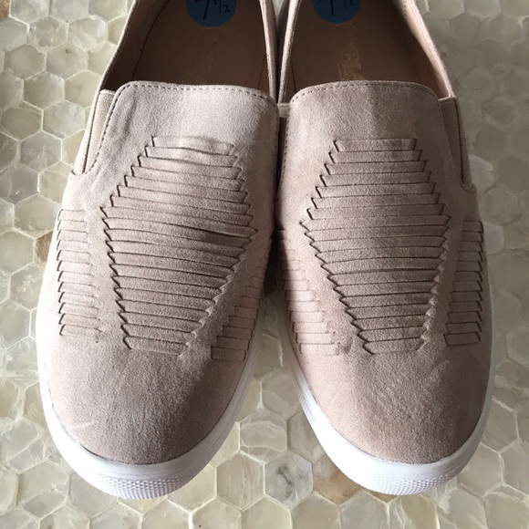 NWOB Carlos Santana tan suede shoes size 7.5 - Picture 2 of 4